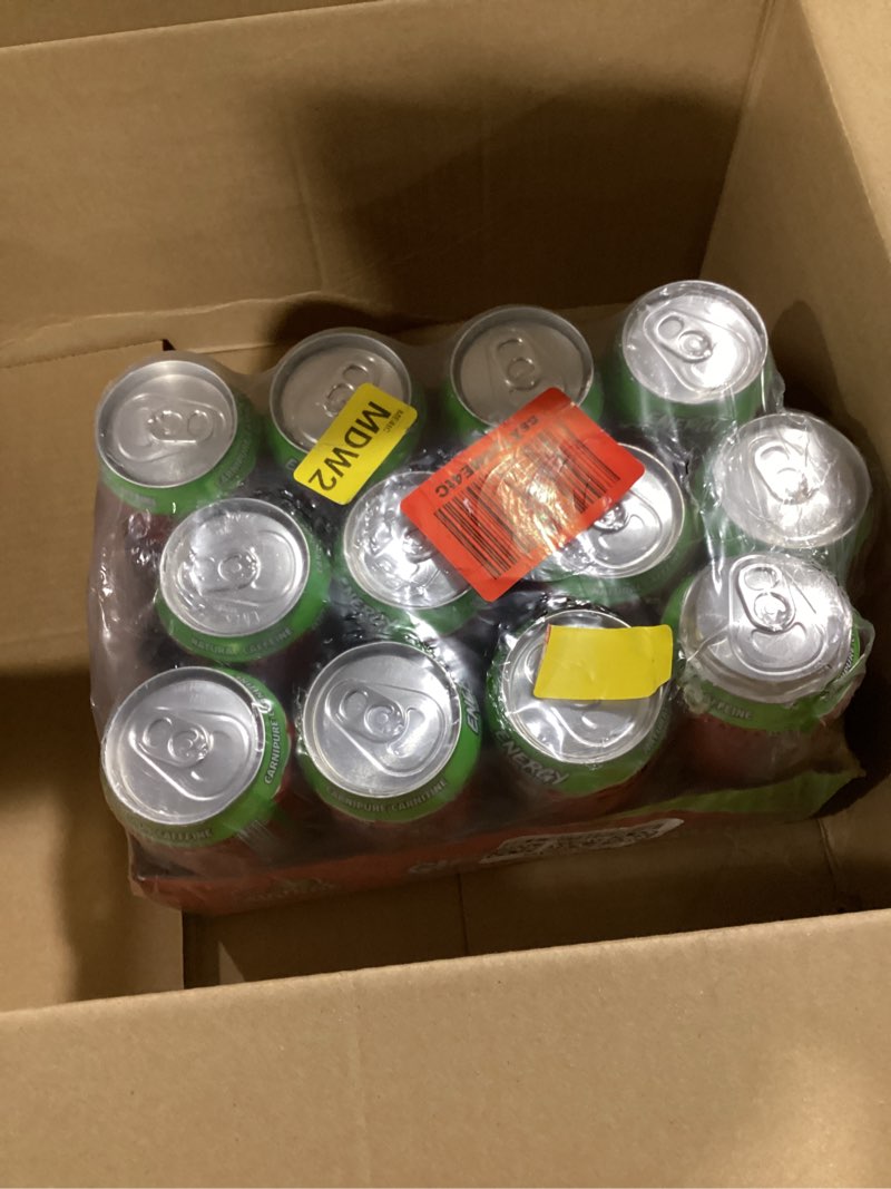 Condition photo showing Good Condition for GHOST Energy Drink - 12-Pack, Cherry Limeade, 16oz - Energy & Focus & No Artificial Colors - 200mg of Natural Caffeine, L-Carnitine & Taurine - Gluten-Free & Vegan Cherry Limeade 16 Fl Oz (Pack of 12)