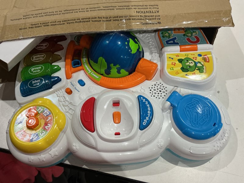 Condition photo showing Good Condition for (missing piece, used)leapfrog little office learning center (frustration free packaging), green