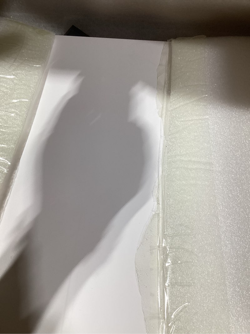 Condition photo showing Good Condition for 5 pcs wire rack covers, 32x16x1.6 in pvc wire shelf cover for pantry, removable closet decoration shelf liners (not wood) for kitchen bathroom office shelving, durable shelves easy install-white 1# white 32x16x1.6 in