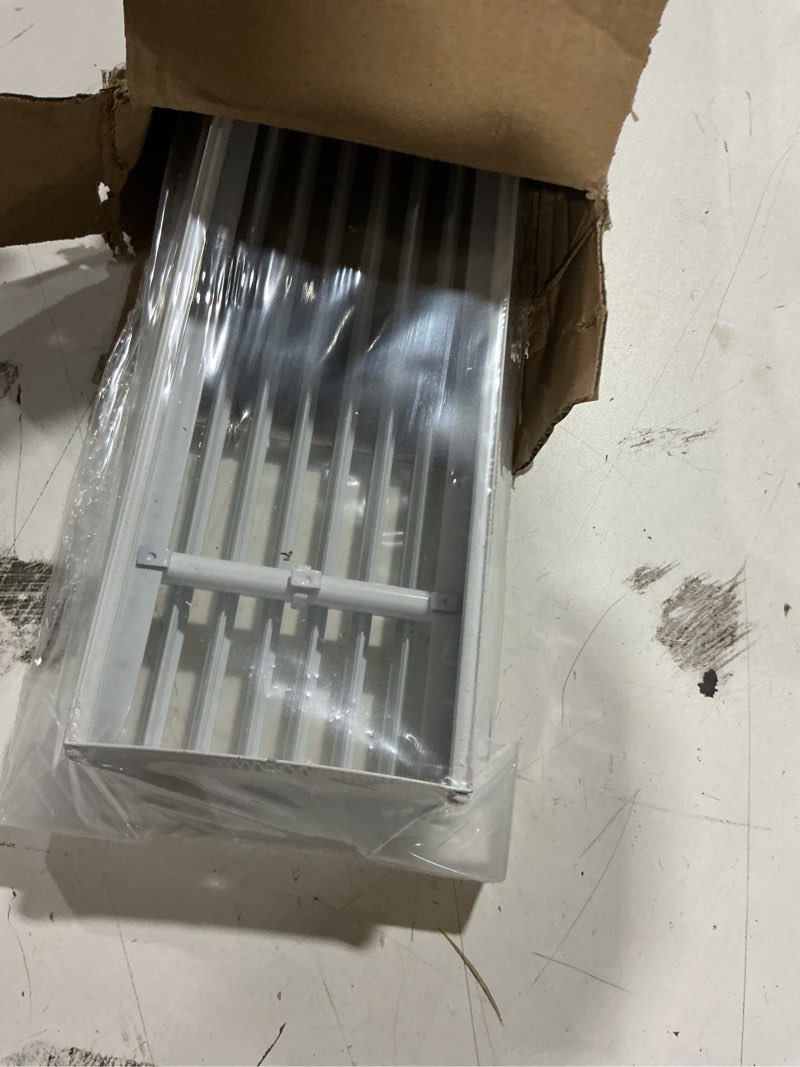 Condition photo showing Good Condition for linear bar air grille 44" x 4", aluminum air supply/return grilles,easy air flow,removable grille/door-hvac air vent cover,white[outer dimensions: 44.8"w x 4.8"h]