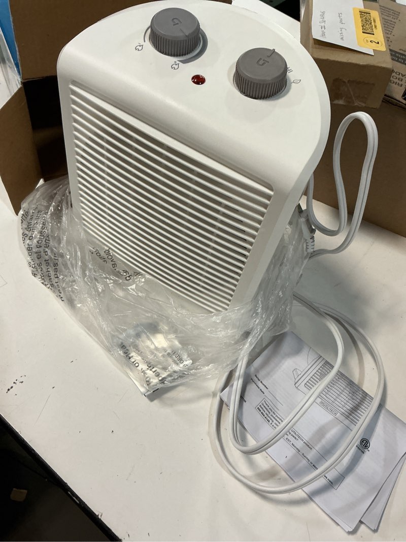Condition photo showing As Is for Utilitech Portable Electric Space Heater