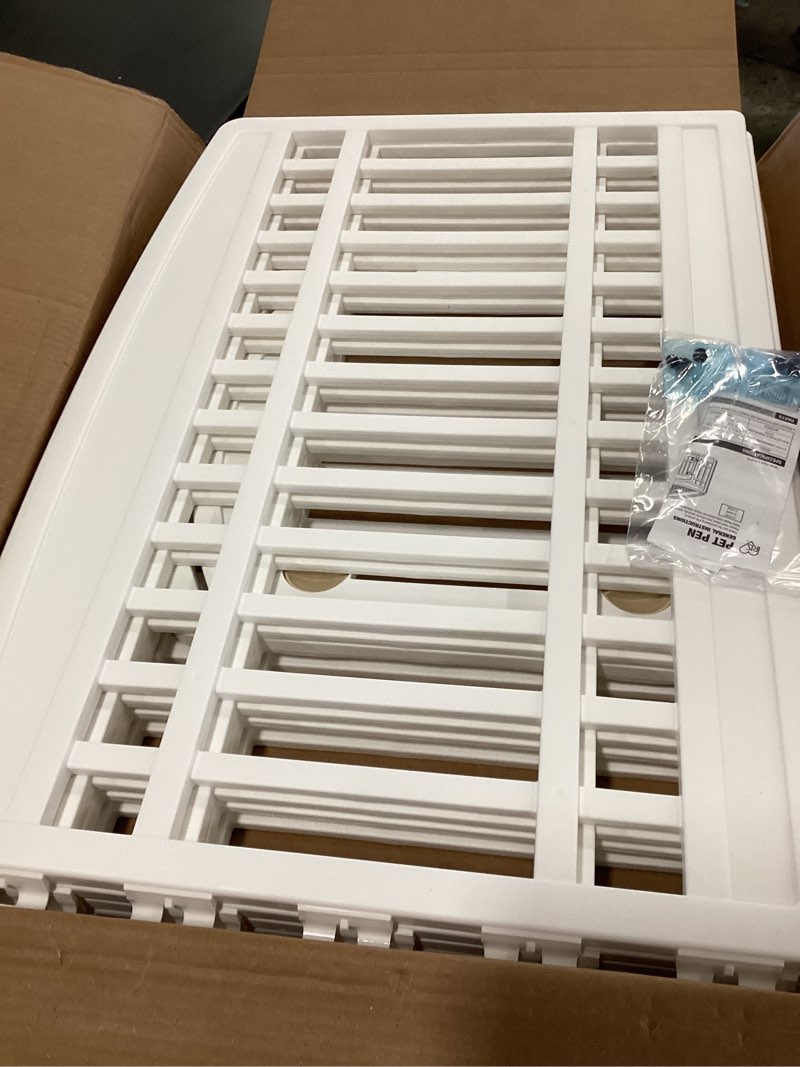 Condition photo showing Good Condition for IRIS USA 24" 4-Panel Dog Playpen with Door, 35 x 35 x 24, Puppy Playpen, Dog Play Pen Indoors, Pet Fence, Puppies/Small Dogs, White