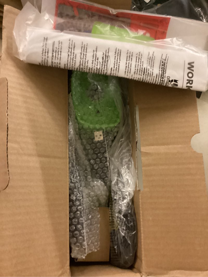 Condition photo showing New/Like New for workpro cordless grass shear & shrubbery trimmer - 2 in 1 handheld 7.2v electric grass trimmer hedge shears/grass cutter rechargeable lithium-ion battery and type-c cable included green