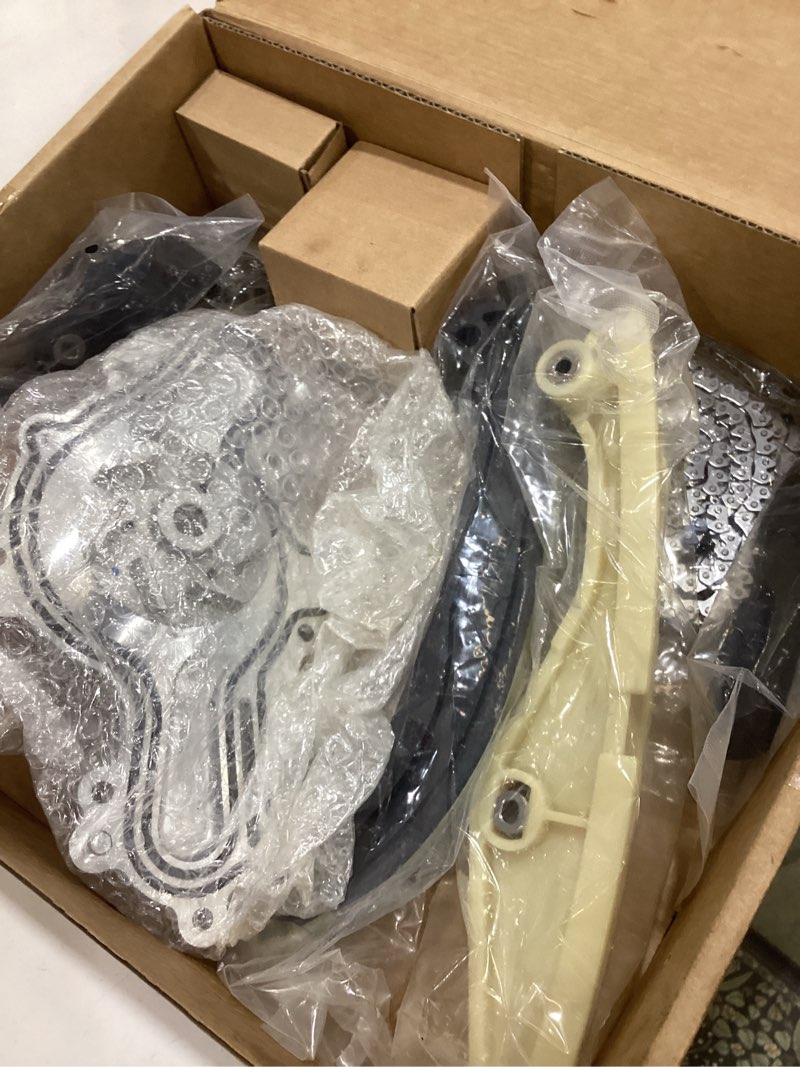Condition photo showing Good Condition for bhb engine timing chain kit with water pump compatible with ford f-150 f150 edge explorer taurus police flex lincoln mks mkz mkx 3.5 3.7 l 2011-2019 replace for 125-3340 bl3z-6268-a at4z-6268-a