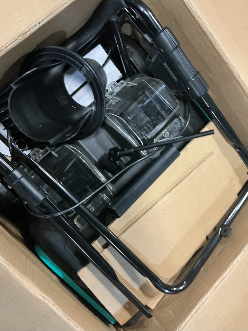 Condition photo showing As Is for Garvee Electric Snow Blower Cordless - Brushless Motor 20" Width, 10" Depth, 23FT Throwing Distance, 180° Rotating Chute Walkways Driveways Snow Thrower Blaster Dual LED Lights(With 2*4.0Ah Batteries)