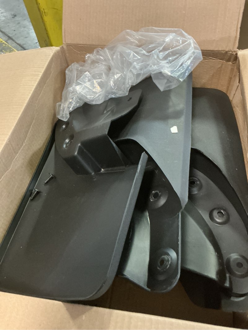 Condition photo showing As Is for Mud Flaps Mud Splash Guard Mudguards for 2016 2017 2018 2019 2020 2021 2021 Toyota Tacoma (Doesn't Fit SR or SR5) Front & Rear 4PCS Compatible with OEM Fender Flares 2016-2021 Toyota Tacoma