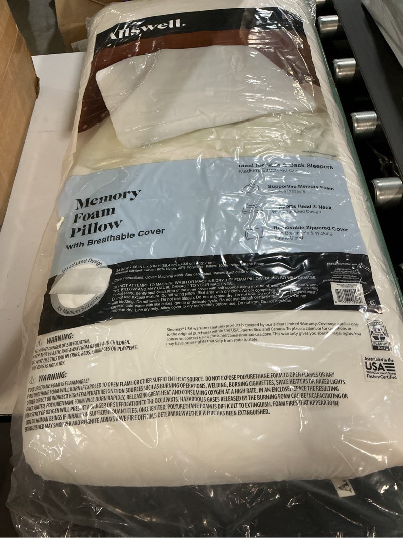 Condition photo showing New/Like New for allswell ultimate comfort bed pillow, king