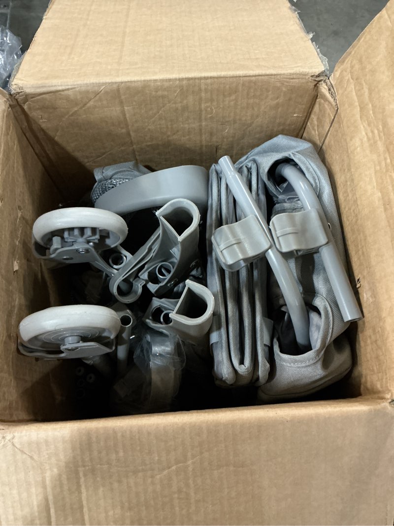 Condition photo showing Good Condition for 4-in-1 Baby Bassinet with Mattress - One-Push Setup Playard - Bedside Crib with Diaper Changer from Newborn to Toddler (Grey)