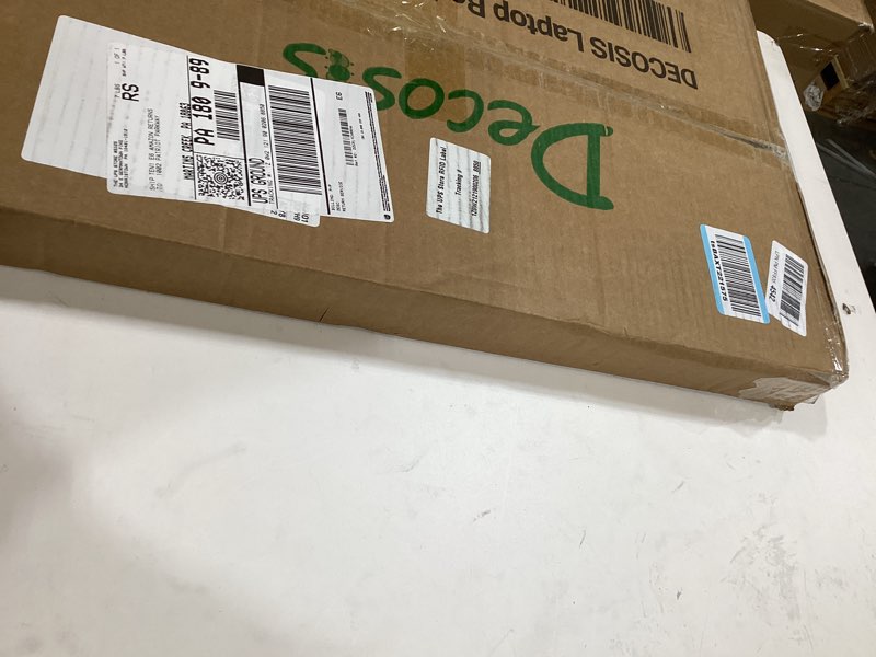 Condition photo showing Good Condition for Laptop Desk for Bed Height Adjustable, Lap Bed Table with USB/Storage Drawer/Cup Holder/Tablet Stand/Book Shelf, Foldable Breakfast Tray Portable for Reading Writing, Sofa & Floor, Black