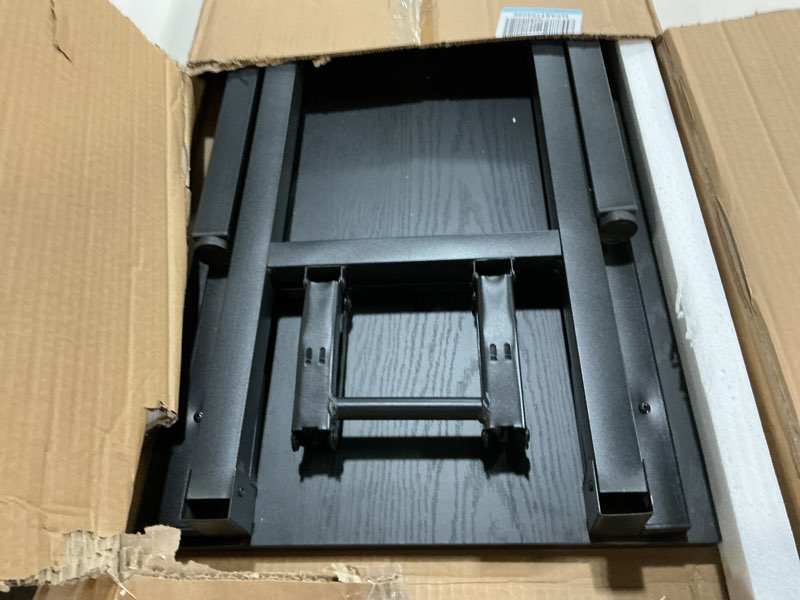 Condition photo showing Good Condition for frylr small folding computer desk – portable 35.8 inch foldable laptop table, collapsible and compact for easy storage and fast setup, lightweight for small spaces, craft and study use, dark oak 35.8 x 15.7 inch no power outlets dark oak