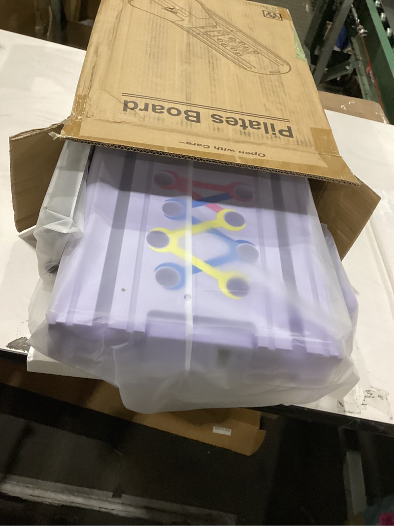 Condition photo showing New/Like New for Pilates Board - 2025 Updated Pilates Reformer Machine Set, Multi-Purpose Foldable Pilates Reformer Board for Home, 6 in 1 Pilates Sliding Board