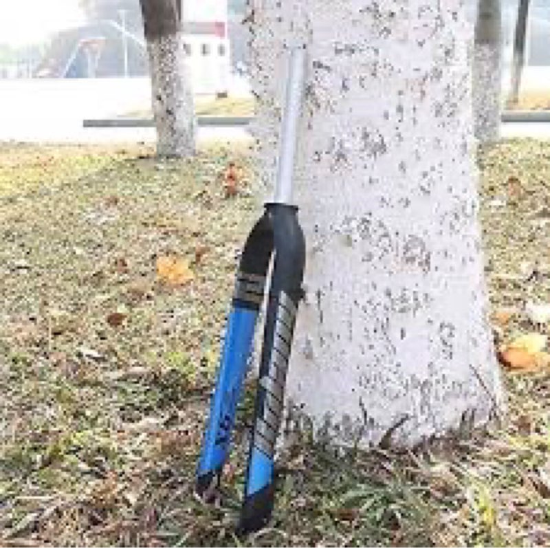 BOLANY Bike Rigid Suspension Forks 1-1/8" Threadless Straight Steerer Universal 26/27.5/29" Disc Bra