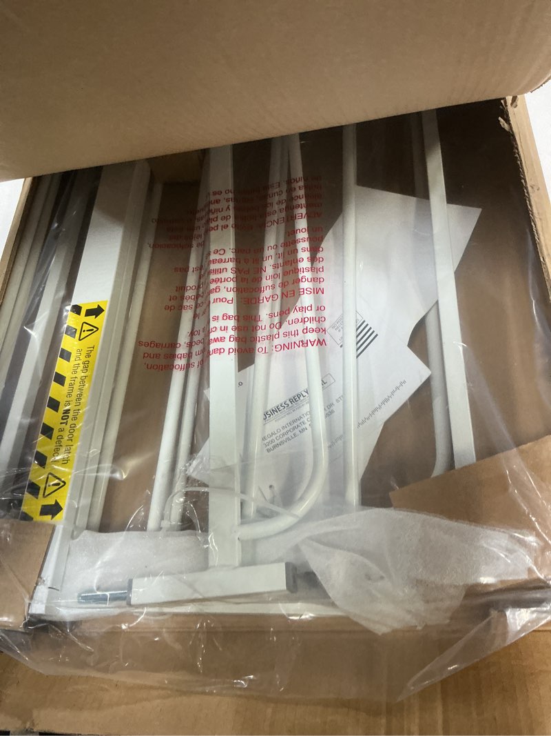 Condition photo showing Good Condition for Regalo Easy Step 49-Inch Extra Wide Baby Gate, Includes 4-Inch and 12-Inch Extension Kit, 4 Pack of Pressure Mount Kit and 4 Pack of Wall Mount Kit White 29-49"W x 30"H