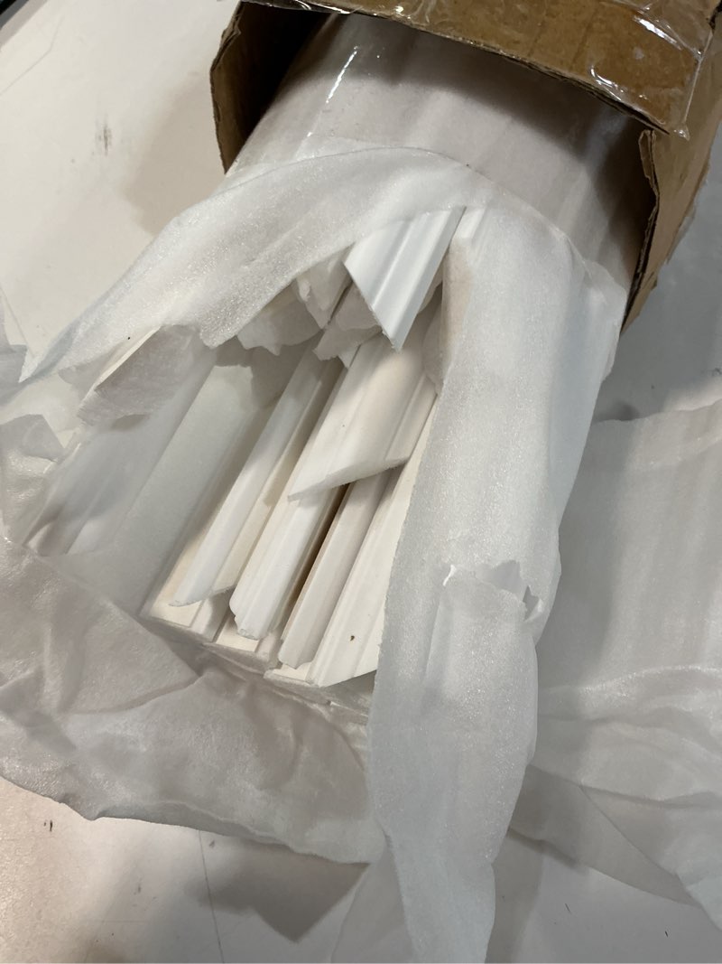 Condition photo showing Good Condition for reliancer peel and stick wall molding kit,34pcs pre-cut door molding panels,3d moulding wainscoting panel,self adhesive walls moulding trim,wall modular frames for interior walls decor home bedroom 63 x 31in+63 x 72in