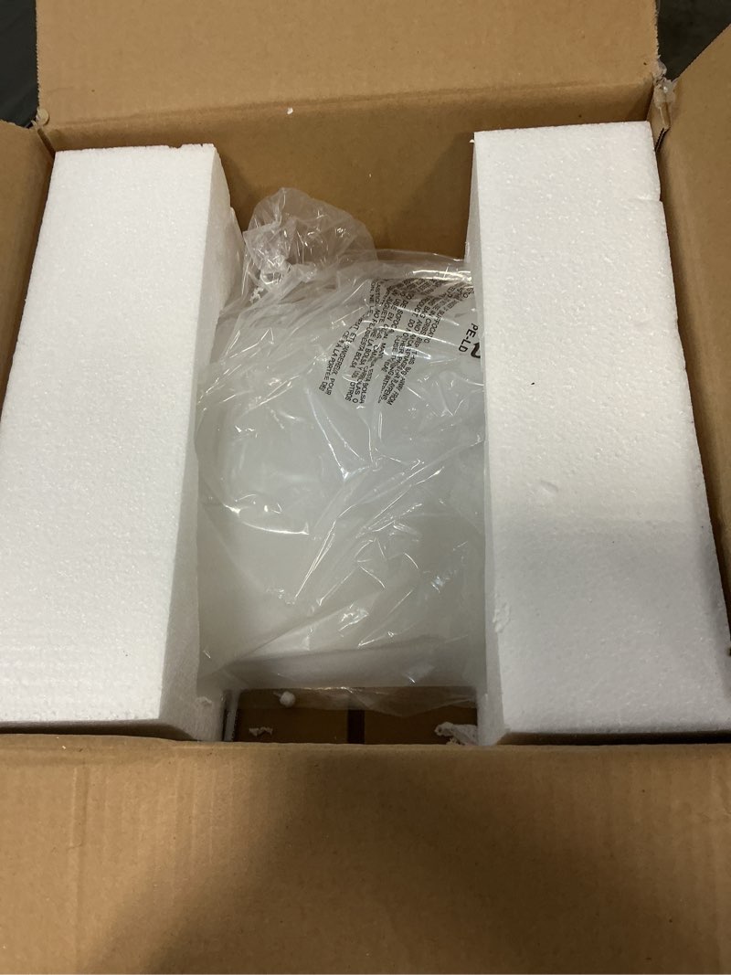Condition photo showing Good Condition for kichler 10795niled 11" white acrylic led wall sconce in brushed nickel