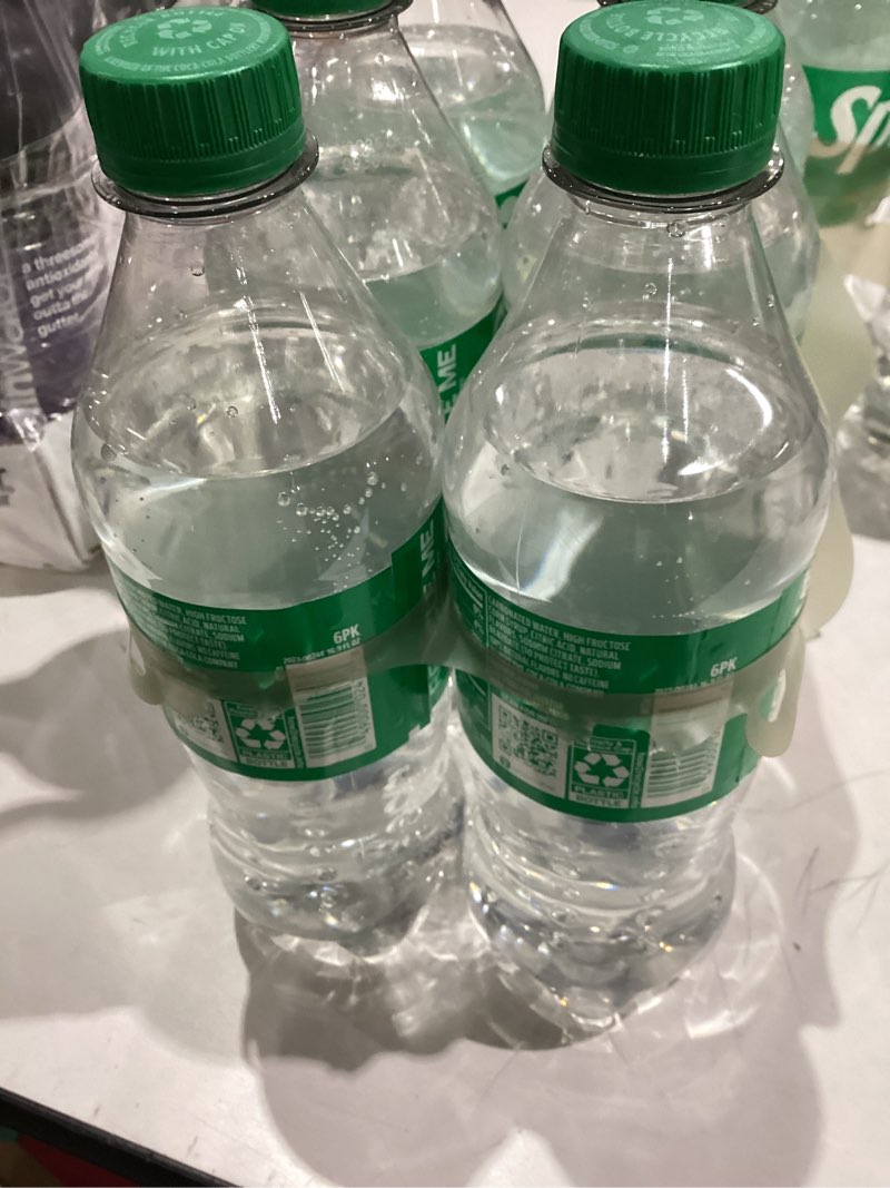 Condition photo showing Good Condition for sprite lemon lime soda soft drinks, 16.9 fl oz, 6 pack sprite 16.9 fl oz (pack of 6)