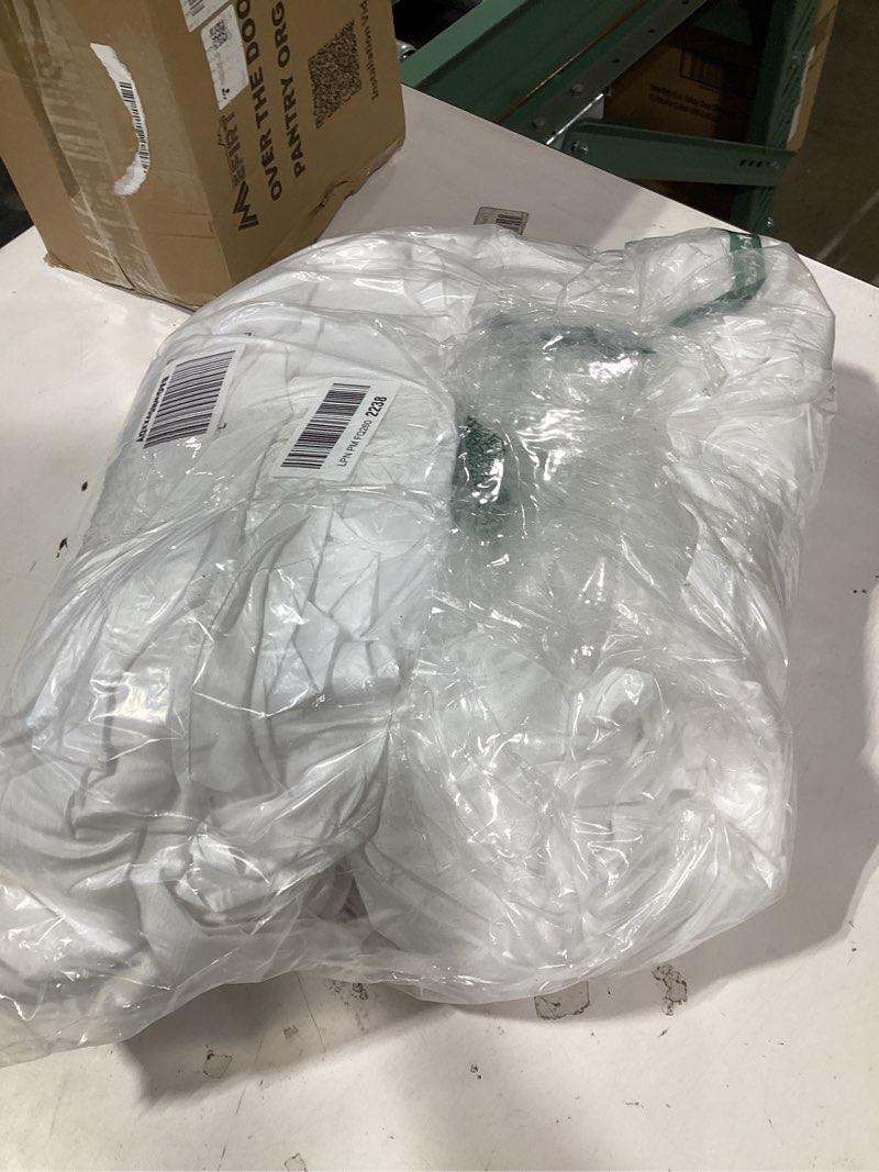 Condition photo showing Good Condition for 10 pack white round tablecloths, 120 inch stain resistant and wrinkle polyester fabric washable table clothes cover for kitchen dining, wedding, reception banquet, birthday party, buffet restaurant white 120 in round, 10 pack