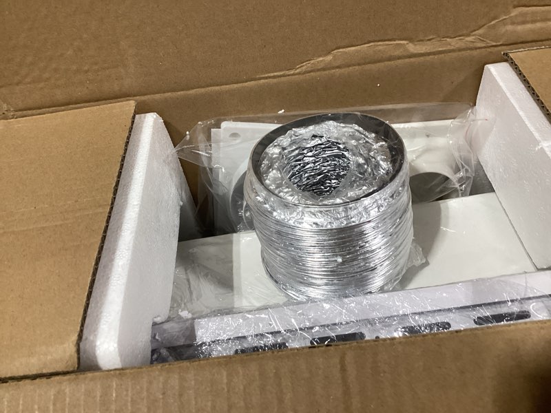 Condition photo showing Good Condition for 4-in-1 bathroom exhaust fan with heater, 1100w/2200w dual heating, 220 cfm ventilation, 6000k 1800lm led light, quiet bath fan with light and heat, ceiling mount, plug-in or hardwired white-2200w