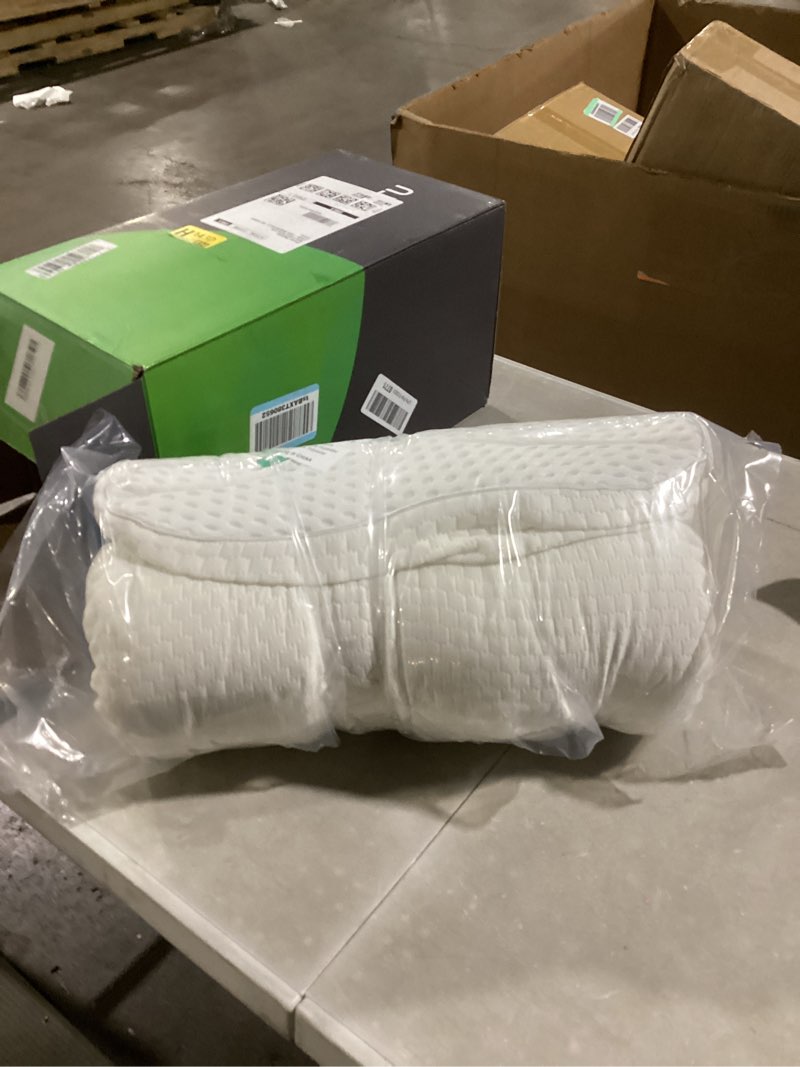 Condition photo showing Good Condition for UTTU Cervical Pillow for Neck Strain Relief, Memory Foam Neck Pillow for Sleeping, Adjustable Orthopedic Sandwich Pillow, Contour Cooling for Side Back Stomach Sleeper, King(27.6"×15.7"×5.2"/4.5") King Size