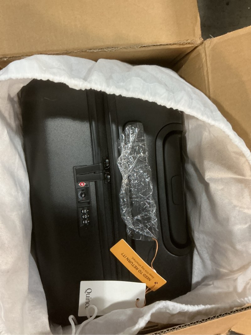 Condition photo showing New/Like New for Expandable Small Carry-On Suitcase, Black