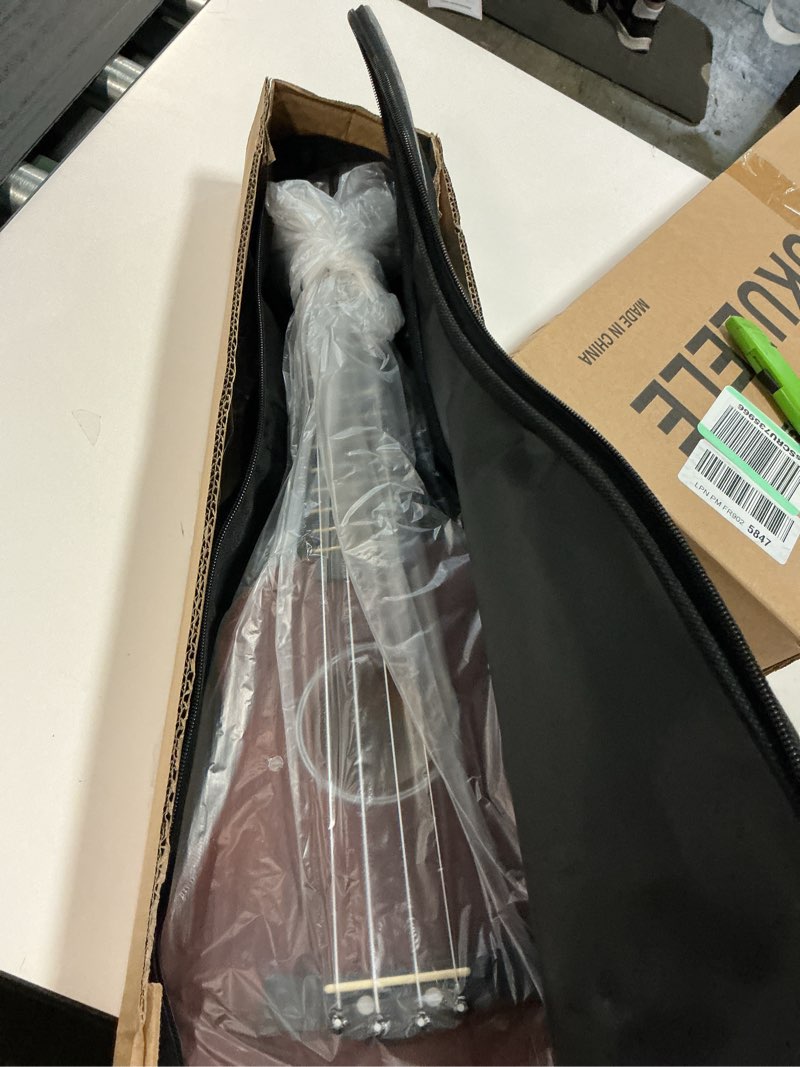 Condition photo showing Good Condition for AODSK Soprano Ukulele for Beginner 21 Inch Ukelele Kit with Gig Bag StrapTuner Nylon String 4 Picks Cloth Online Lesson Holiday Gift Brown Soprano