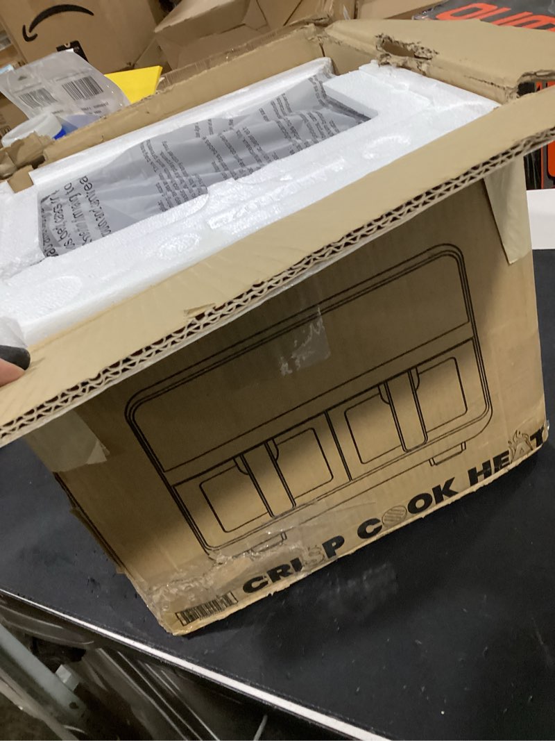 Condition photo showing Good Condition for chefman 6 quart dual basket air fryer oven with easy view windows, sync finish, hi-fry, auto shutoff