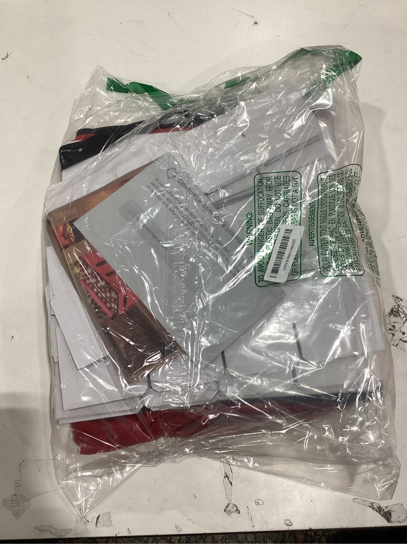 Condition photo showing Good Condition for Mrrihand Christmas Ornament Storage Box, Xmas Decoration Organizer with Adjustable Dividers - Storage Container Keeps 128 Holiday Ornaments 3-Inch, Dual Zipper Closure, 600D Tear-Proof Material(Red)