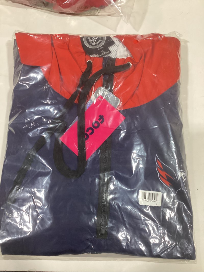 FOCO Washington Capitals NHL Mens Warm-Up Windbreaker - XL