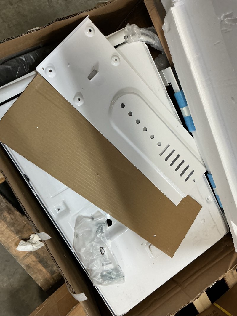 Condition photo showing As Is for keystone 8,000 btu slider casement window-wall air conditioner and dehumidifier with 4-way air direction control, window ac unit for bedroom, living room, small-medium sized rooms up to 350 sq.ft