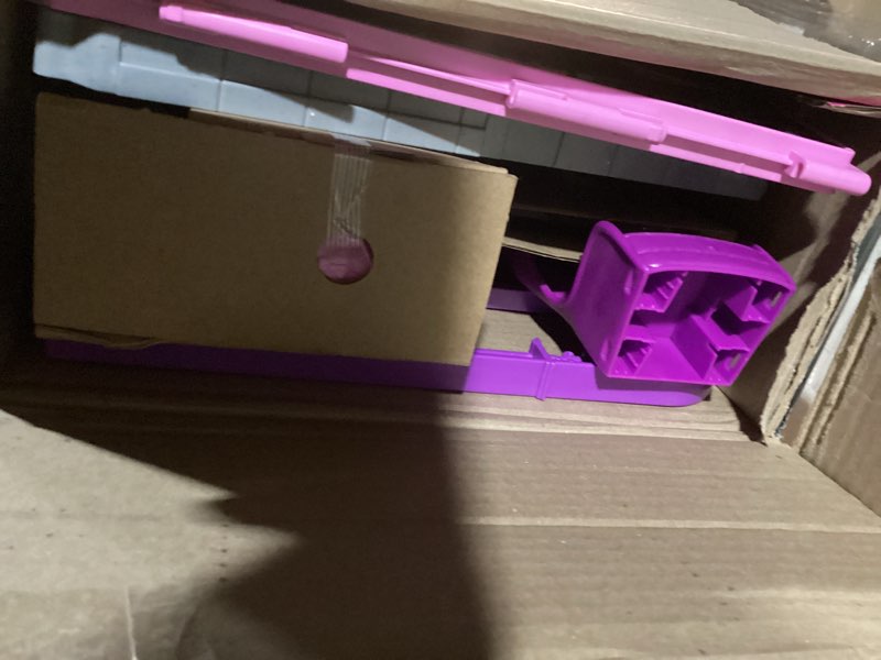 Condition photo showing Good Condition for Monster High Boo-tique Hotel Doll House, Foldable Playset with Spooky Surprises in Every Room and 13+ Pieces Including Furniture and Accessories