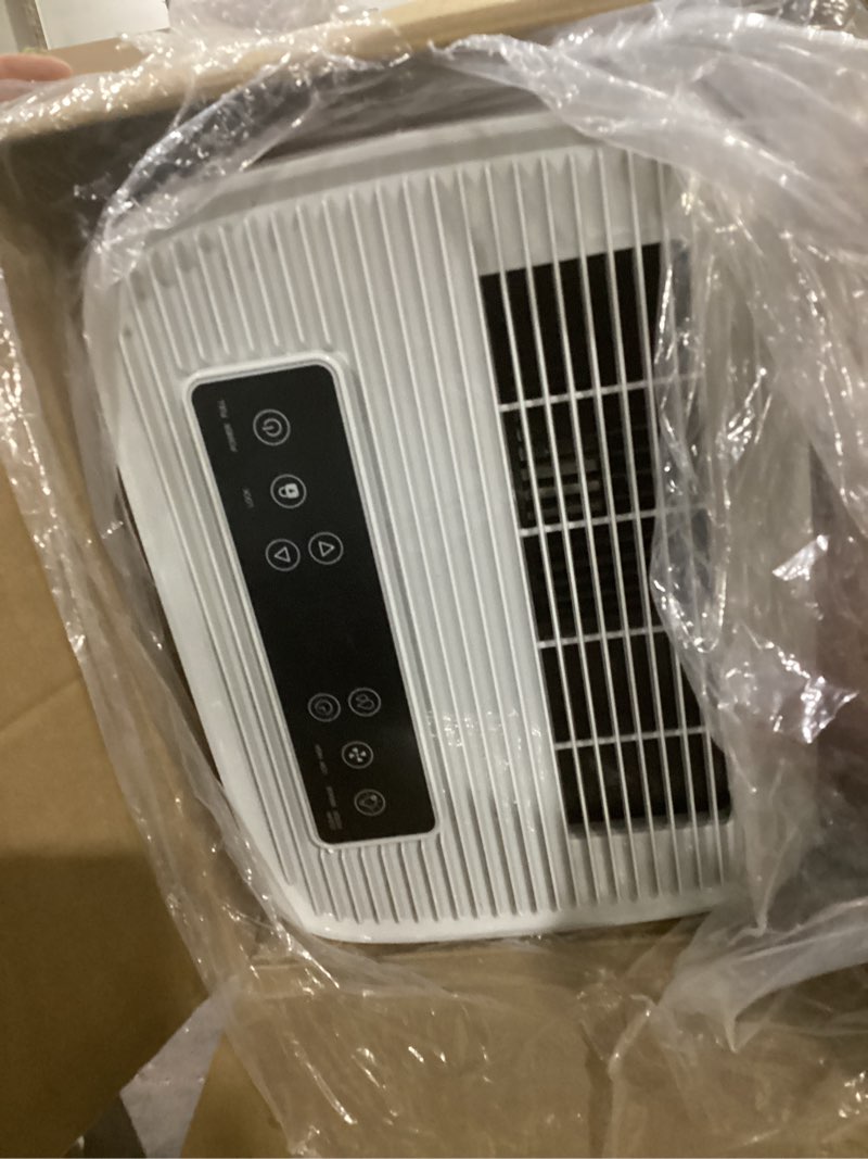 Condition photo showing As Is for kesnos 80 pints energy star dehumidifier for home, basement with drain hose, front led display and 1.06 gal water tank, ideal for large room up to 5,500 sq. ft., featuring auto defrost, timer function 5,500 sq. ft. 80 pints