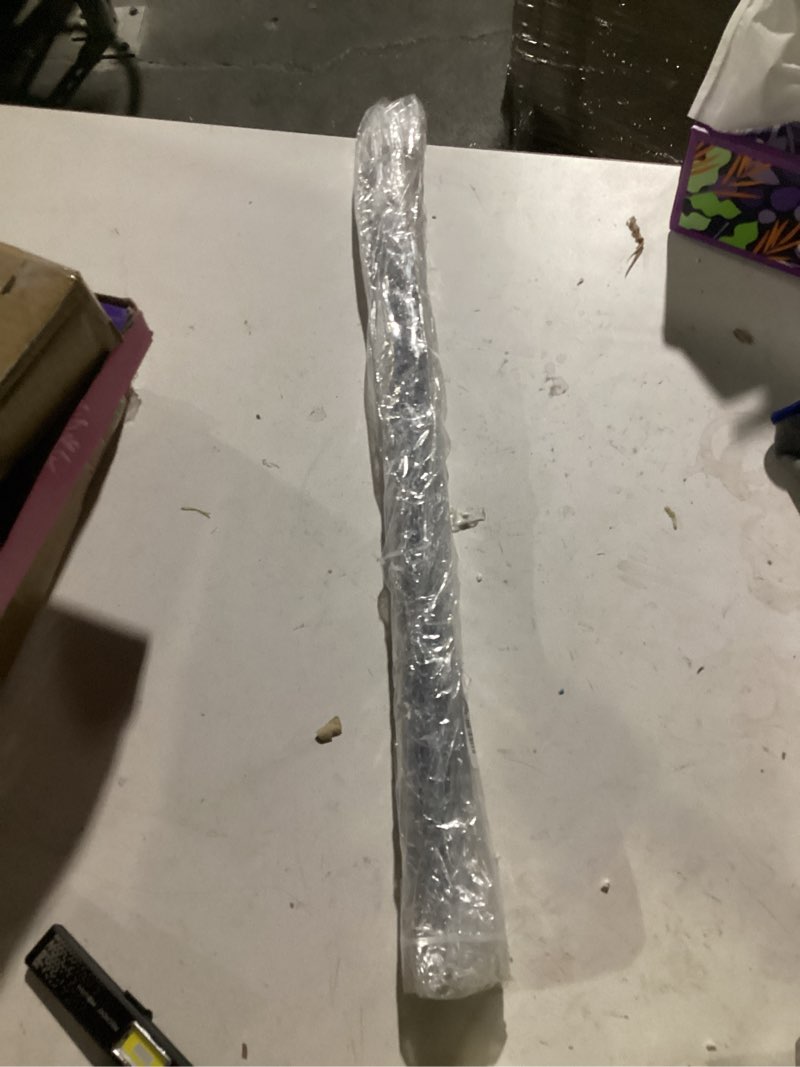 Condition photo showing Good Condition for Expandable Closet Rod for Wire Shelf Hanging Clothes Adjustable Heavy Duty Closet Hanging Rod Extender Heavy Duty Hanger Bar Metal Poles for Wardrobes Hanger, 1 Pack (24-41 Inch,Silver) 24-41 Inch Silver