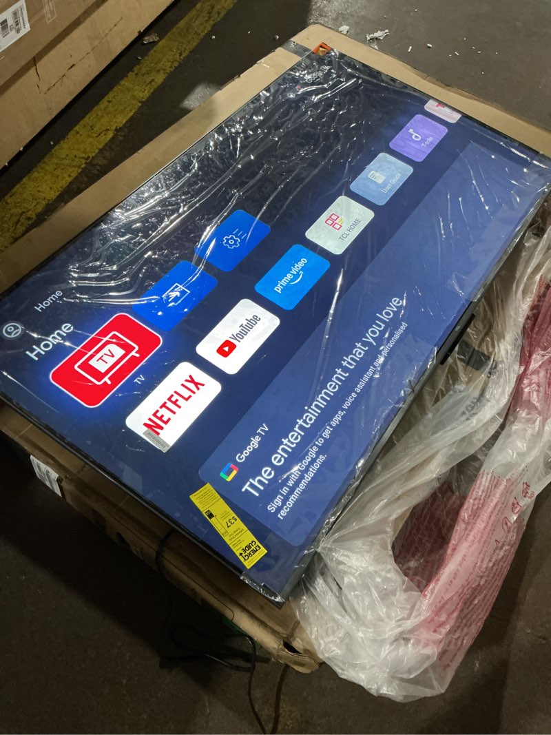 Condition photo showing Good Condition for working verified tcl 55 inch class qm6k series | mini led qled 4k hdr | 55qm6k, 2025 model | 120hz-144hz high brightness smart google tv dolby atmos onkyo audio | voice remote alexa gaming streaming television 55 inches