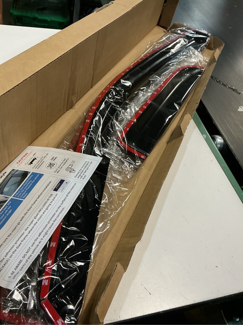 Condition photo showing Good Condition for Window Visors Rain Guards for 2004-2014 Ford F150 SuperCab, Out-Channel Window Vent Wind Deflectors Visors Shades for 04-14 F-150 Extended Cab 2004-2014 f150 supercab