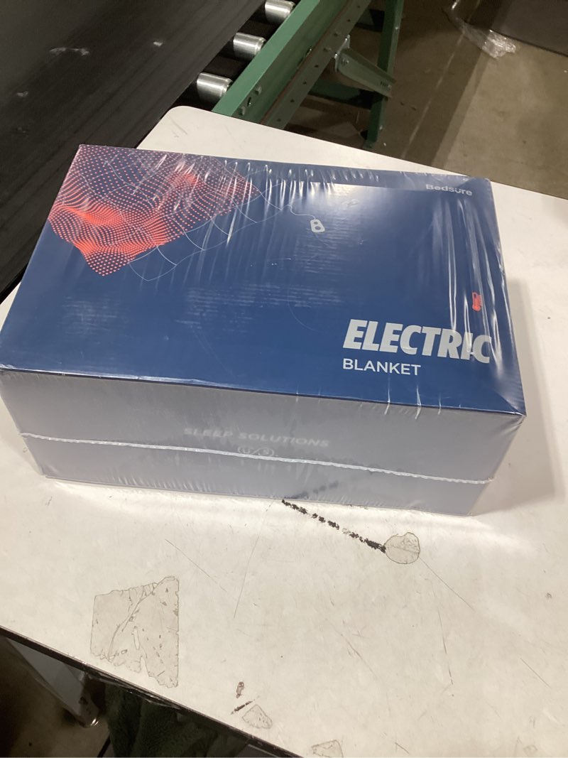 Condition photo showing New/Like New for Bedsure GentleSoft Electric Blanket Twin - Soft Ribbed Flannel Heated Blanket, Heating with 10 Time Settings, 6 Heat Settings, and 8 hrs Timer Auto Shut Off, Gifts for Grandma (62"x84", Light Grey) 02 - Harbor Mist Twin