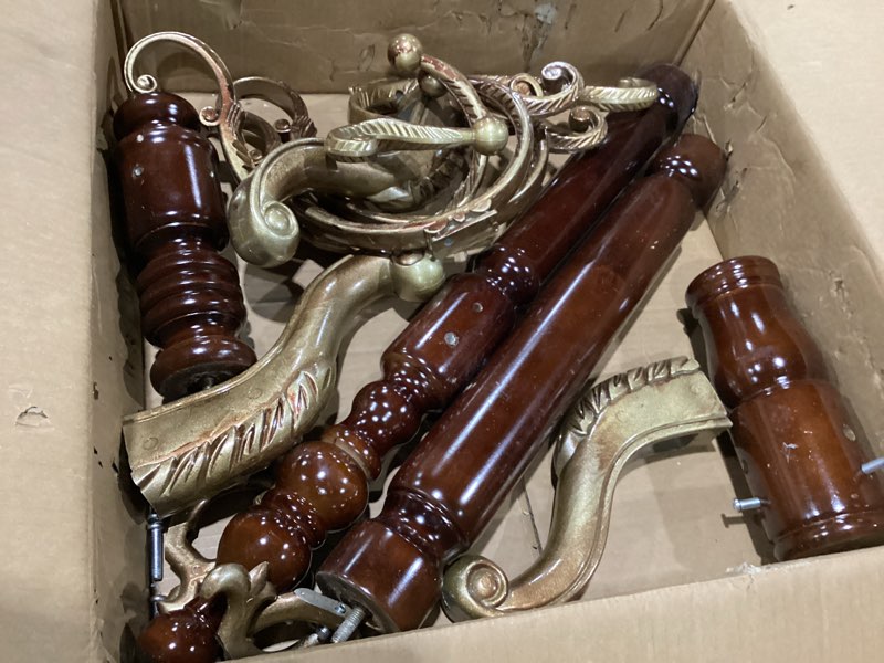 Condition photo showing As Is for Wooden Coat Racks, Retro 78" Coat Tree with 12 Hooks & Stable Triangular Base, Entryway Coat Rack Freestanding for Hat, Clothes, Scarves, Handbags, Umbrella (Vintage)