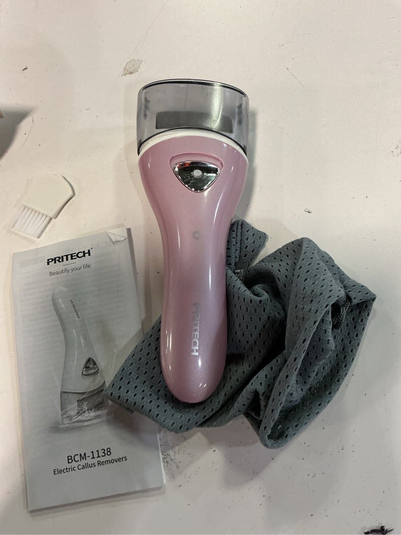 Condition photo showing New/Like New for Electric Feet Callus Removers Rechargeable,Portable Electronic Foot File Pedicure Tools, Electric Callus Remover Kit,Professional Pedi Feet Care Perfect for Dead,Hard Cracked Dry Skin 002-pink