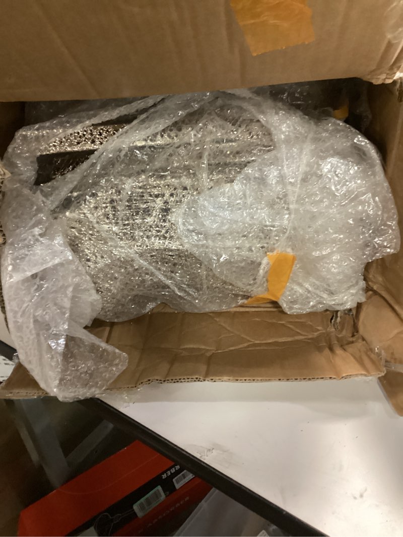 Condition photo showing Good Condition for 2025 New 3D 58 Inch Outdoor Lighted Reindeer Decorations, 3-Piece Christmas Deer Family Set, Large Christmas Deer Decoration with 210 LED Flashing Lights for Yard, Lawn, Gold Large-Gold