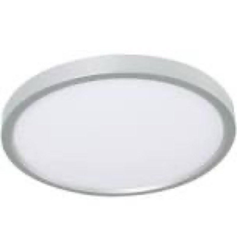 project source edge light 1 -light 11-in brushed nickel indoor/outdoor integrated led flush mount light 2 -pack