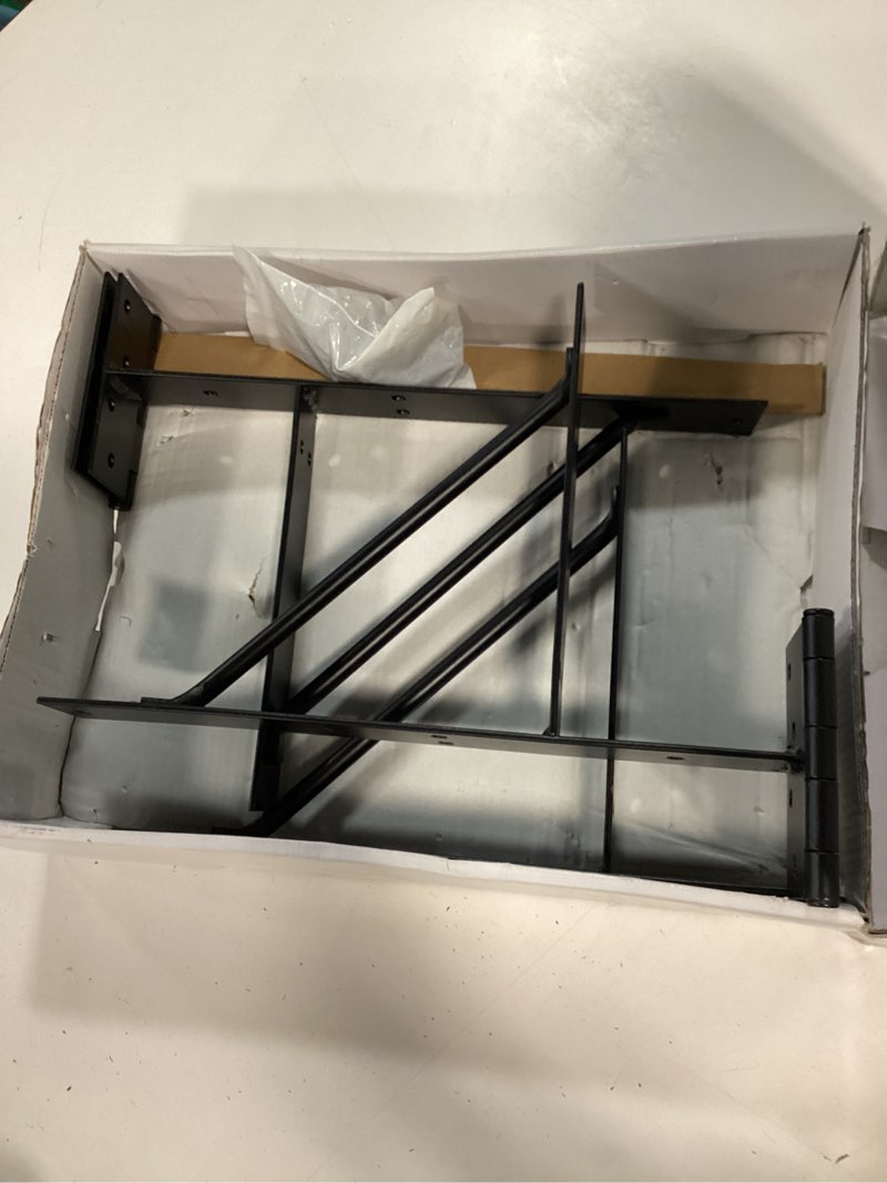 Condition photo showing As Is for homax easygate powder coated black steel no sag gate kit 1 pk