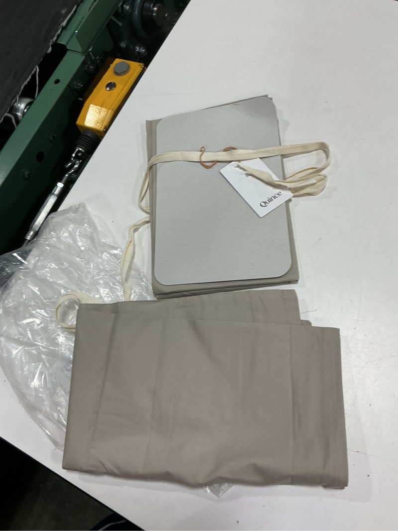 Condition photo showing Good Condition for quince european linen pillowcase set 2, queen, color toffe 