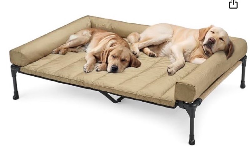 Veehoo cooling elevated dog bed 