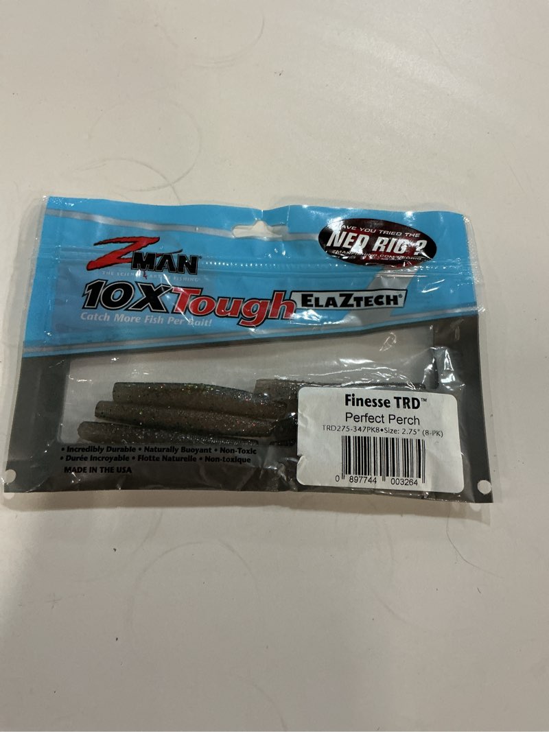 Condition photo showing New/Like New for z-man finesse trd lures