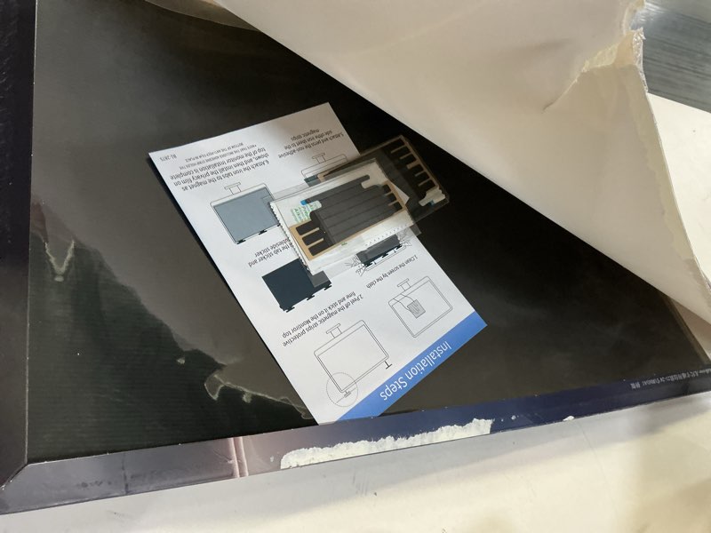 Condition photo showing New/Like New for 2 Pack Magnetic Hanging Computer Privacy Screen 22 Inch for 16:10 Widescreen Monitor, Removable Privacy Screen Anti Glare Blue Light Computer Screen Privacy Shield, Anti-Scratch 22 in Protector Film 2 Pack Magnetic Hanging 22 Inch for 16:9 2 Pack Magnetic Hanging