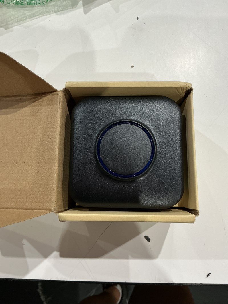 Condition photo showing As Is for wifi doorbell chime for google nest, ring, blink - wireless doorbell extender with led flash alert, no transmitter needed, easy setup receiver (1 pack) 1 smart chime black