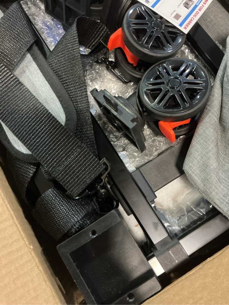 Condition photo showing As Is for pet carrier airline approved, expandable pet cat carriers with wheels for dogs, airline approved cat dog carrier, tsa approved pet carrier in cabin, pet dog cat carrier soft, cat travel carrier(grey)