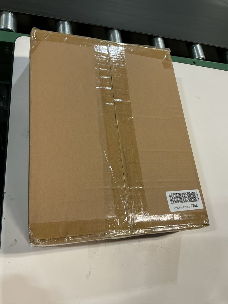 Condition photo showing New/Like New for LASZOLA Black 5 Tiered Tall Plant Stand Indoor with Heavy Duty Wood Tray, Large Multi Level Vertical Planter Rack for Narrow Corner, Sturdy Rustic Tall Orchid Flower Shelving Holder for House Decor Brown Wooden Tray