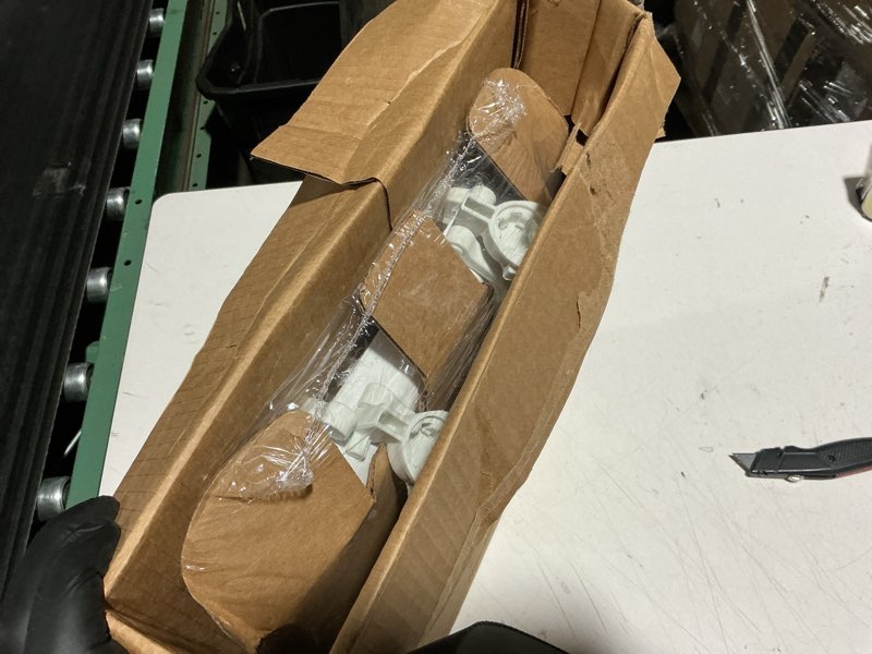 Condition photo showing Good Condition for Mayfair Padded Toilet Seat, Cushioned Soft Vinyl over Wood Core Seat, Secure Hinges, Easy Clean, Made in USA, Round, White Round White Toilet Seat