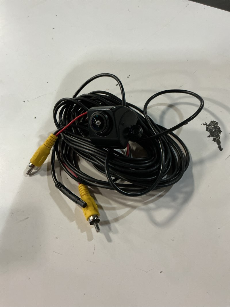 Condition photo showing As Is for auto water proof camera lens audiovox aca801 aca801 license plate mounted back up camera