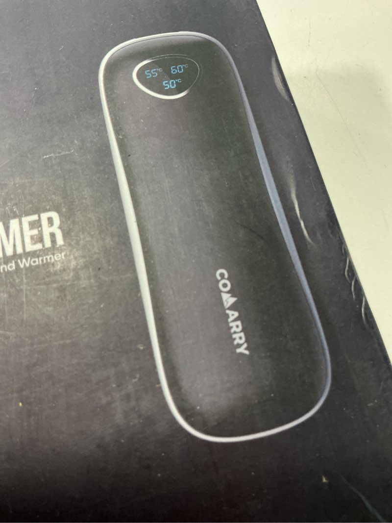 Condition photo showing New/Like New for Hand Warmer Rechargeable 2-in-1, Electric Handwarmers, Smart Heating UL Certified, 3-Settings,Portable Heater, Ultra Slim Pocket, Hunting Essentials, Gifts for Christmas (Black)